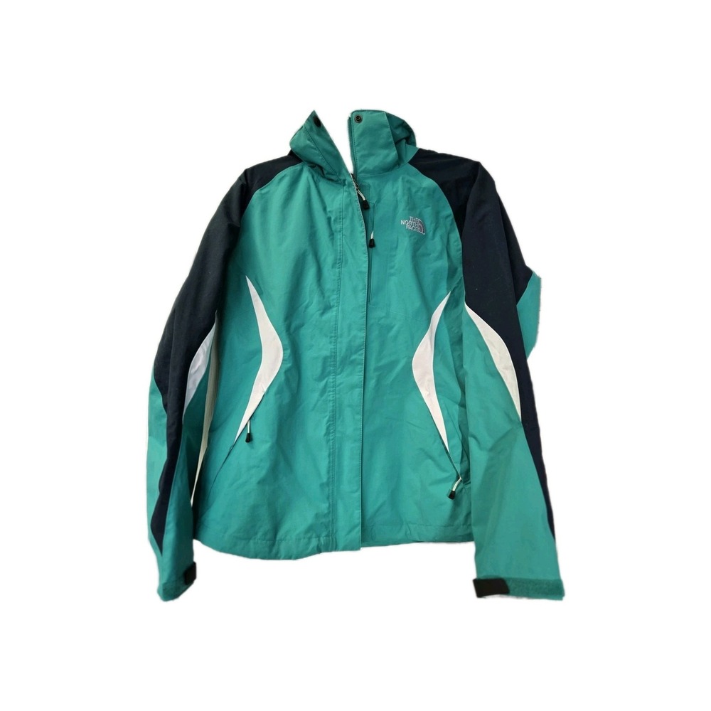 The Norttface‎ Hyvent Jacket Turquoise Blue Colorway Medium M Womens